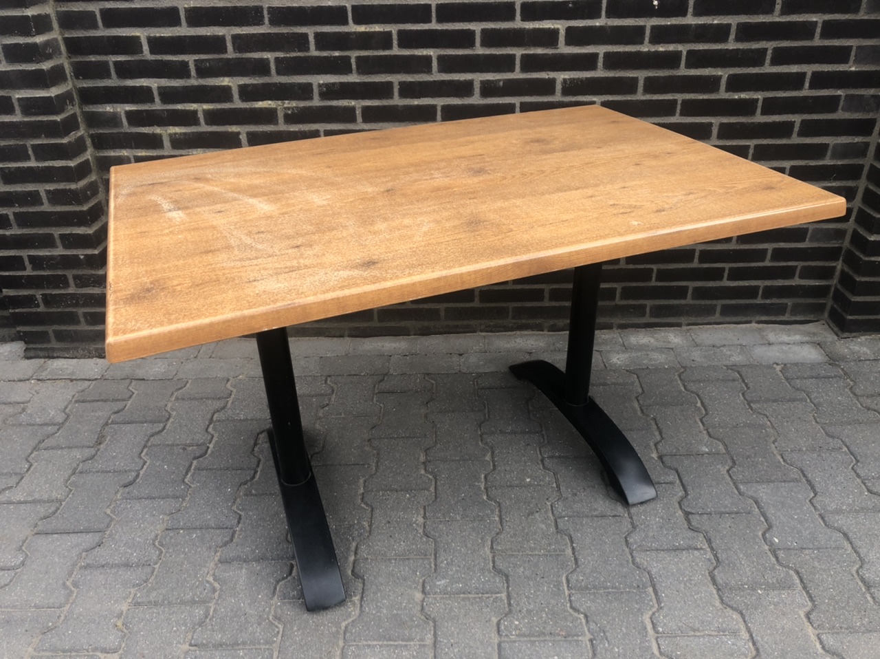 Terras tafel bladen onderstellen aluminium korting werzalit de parel meubilair horeca terrastafels apeldoorn