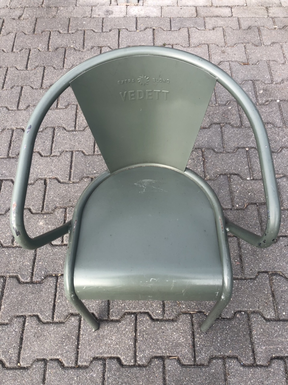 Fermob vedett terras stoelen metaal groen antwerpen terrasstoelen 